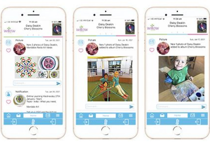 Educore app for parent communication