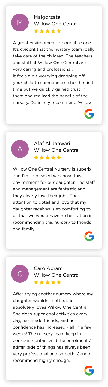 Parent testimonials for One Central, DWTC (mobile)